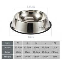 18 Cm Paslanmaz Çelik Mama Kabı
