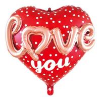 3 Boyutlu Love Kalp Folyo Balon