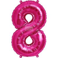 Rakam Folyo Balon Pembe Renk 16 "