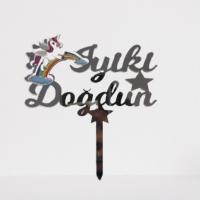 Unicorn Model  İyi ki Doğdun Ayna Pleksi