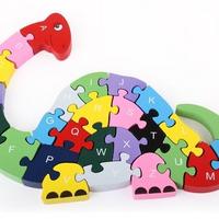 Ahşap Dinazor Puzzle