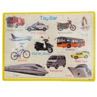 Ahşap Taşıtlar Puzzle