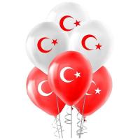 Ay Yıldız Baskılı Balon 100 Adet