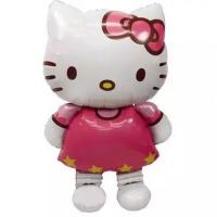 Ayaklı Hello Kitty Model Folyo Balon 24 inç