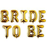 Bride To Be Folyo Balon Seti Gold