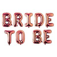 Bride To Be Folyo Balon Seti Rose Gold