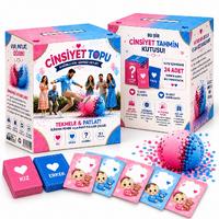 Cinsiyet Topu ve Cinsiyet Tahmin Kartı Seti