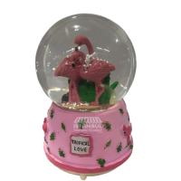 Flamingo Model Sulu Kar Küresi 12 cm