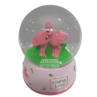 Flamingo Model Sulu Kar Küresi