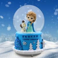 Frozen Model Kar Küresi Büyük Boy Motorlu