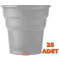 Gümüş Renk Plastik Bardak