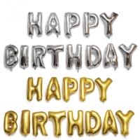 Happy Birthday Folyo Balon Seti Gold