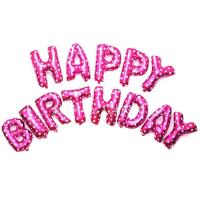 Happy Birthday Folyo Balon Seti Pembe Puantiyeli