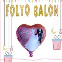 Kalpli Gelin Damat Folyo Balon