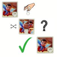 Kaydırmalı Puzzle Oyuncak Karışık Model