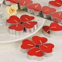 Kırmızı Kalp Tea Light Mum