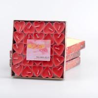 Kırmızı Kalp Tea Light Mum