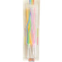 Kıvrık Uzun Mum Makaron Karışık Renk