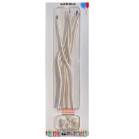 Kıvrık Uzun Mum Sedef Beyaz Renk