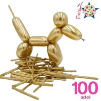 Krom Sosis Balon Gold Renk