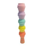 Kutulu Geçmeli Cupcake Fosforlu Kalem 