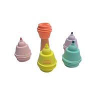 Kutulu Geçmeli Cupcake Fosforlu Kalem 