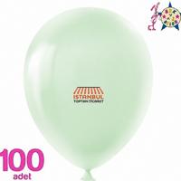 Makaron Balon Soft Yeşil Renk