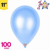 Metalik Balon Açık Mavi Renk HBK 11 İnç