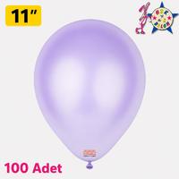 Metalik Balon Lila Renk HBK 11 İnç