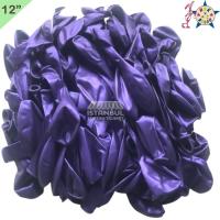 Metalik Balon Mor HBK