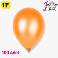 Metalik Balon Turuncu Renk HBK 11 İnç