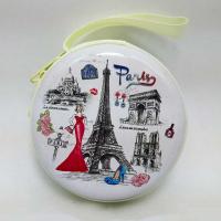 Paris Figürlü Metal Bozuk Para Cüzdanı