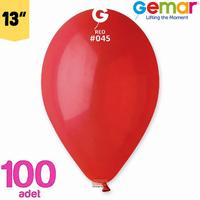 Pastel Balon Kırmızı Renk Gemar 13"