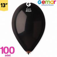 Pastel Balon Siyah Renk Gemar 13 İnç