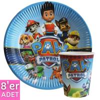 Paw Patrol Tabak Bardak Seti 8 Adet