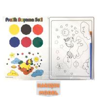Pratik Sulu Boyama Seti Fırça Hediyeli