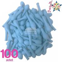 Pudra Makaron Balon Mini Mavi