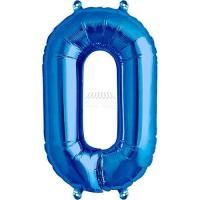 Rakam Folyo Balon 0 Mavi 16 "