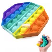 Renkli Gökkuşağı Push Pop İt Bubble Oyunu