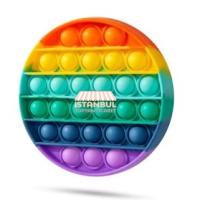 Renkli Gökkuşağı Push Pop İt Bubble Oyunu