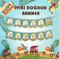 Safari İyi Ki Doğdun Banner Uzar Yazı
