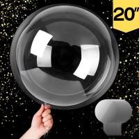 Şeffaf Bobo Balon 20 İnc