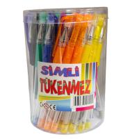 Simli Tükenmez Kalem Kutulu