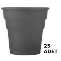 Siyah Renk Plastik Bardak