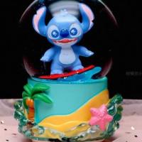 Stitch Model Kar Küresi Motorlu Büyük Boy