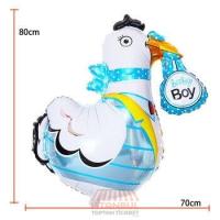 Tavuk Model Folyo Balon Mavi