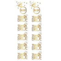 Team Bride Dövme Seti Pırlantalı Gold