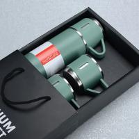 2 Bardaklı Kutulu Çelik Termos 500 ml