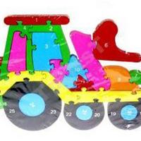 Toptan Ahşap Traktör Puzzle