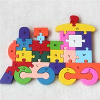 Toptan Ahşap Tren Puzzle
